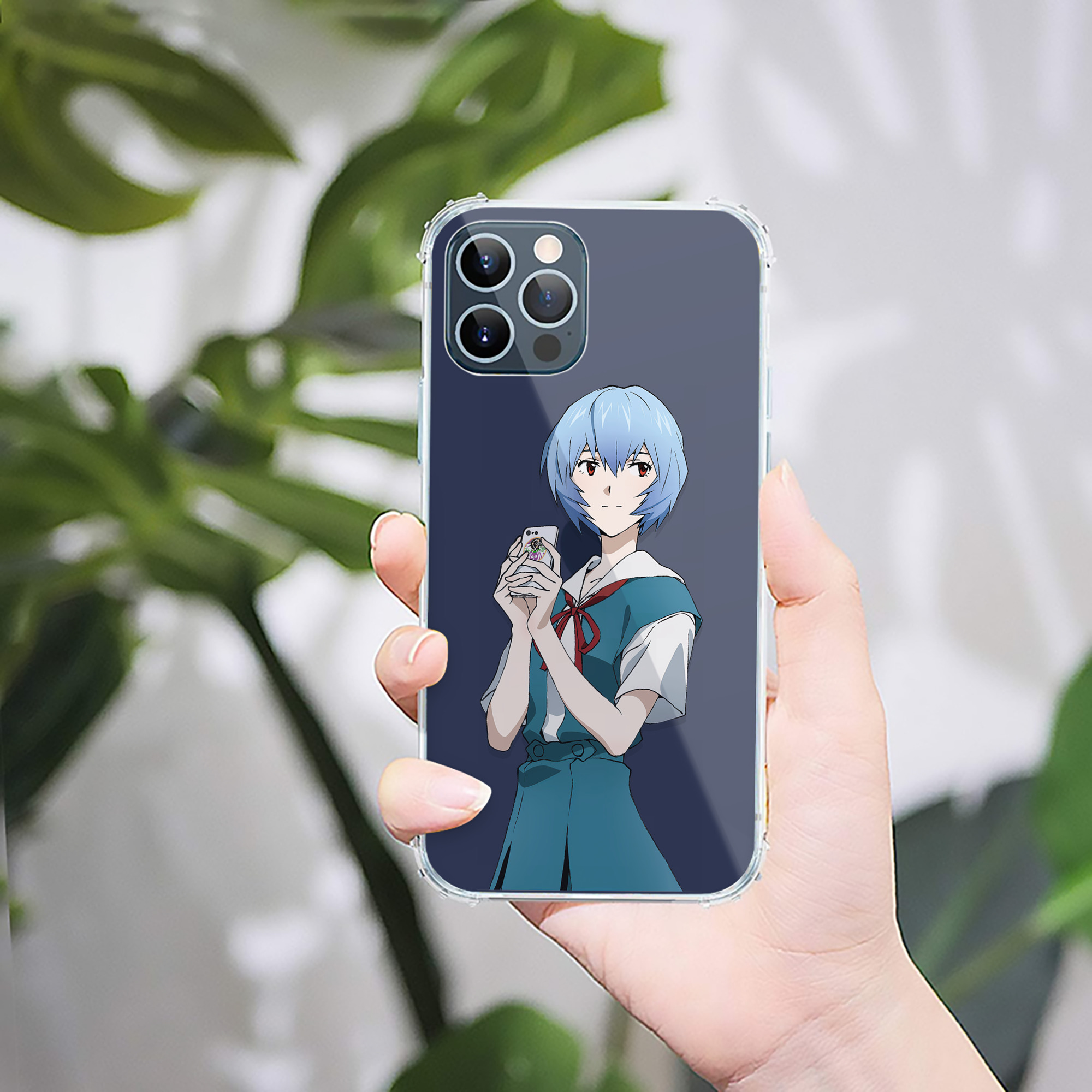 （画像用） EVA 新世紀エヴァンゲリオン 【iPhone 12シリーズ対応】透明スマホケース（クリアソフトケース）